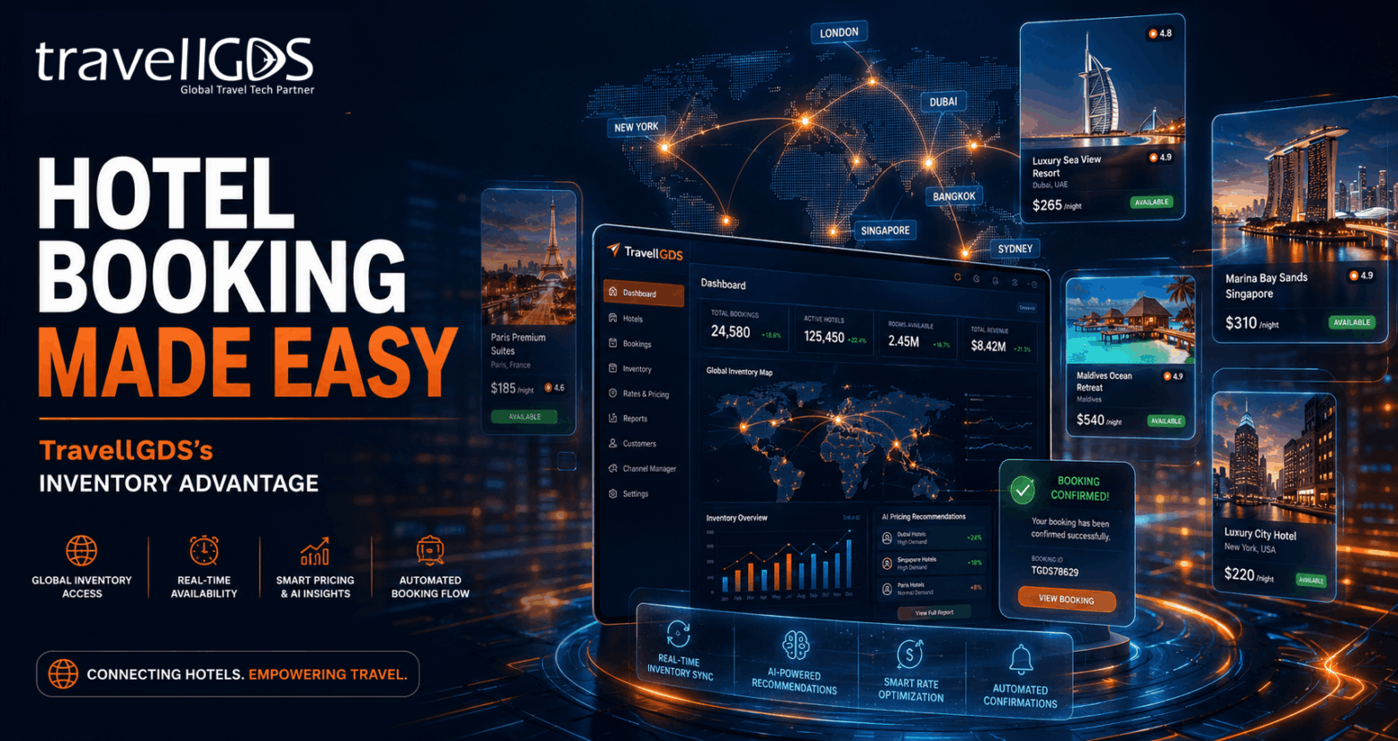 Hotel Booking Made Easy: TravellGDS’s Inventory Advantage